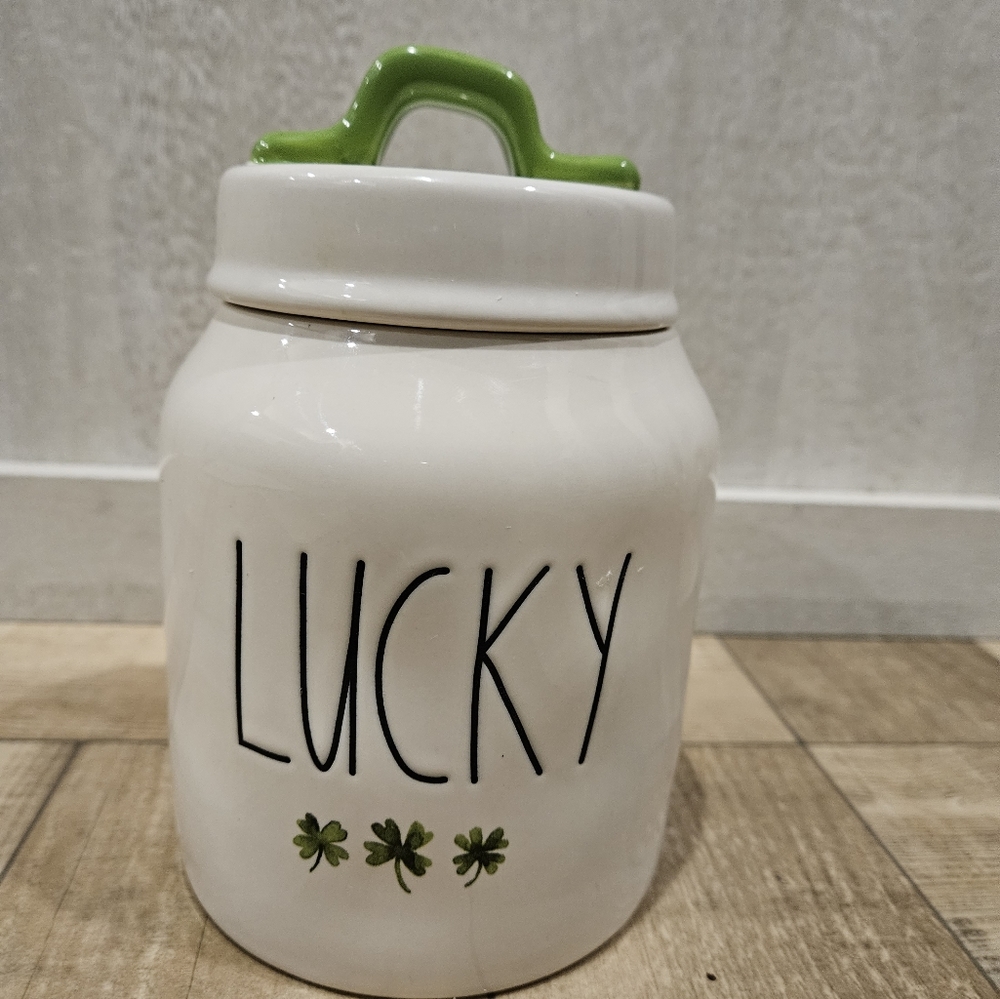 Rae Dunn Lucky mini canaster